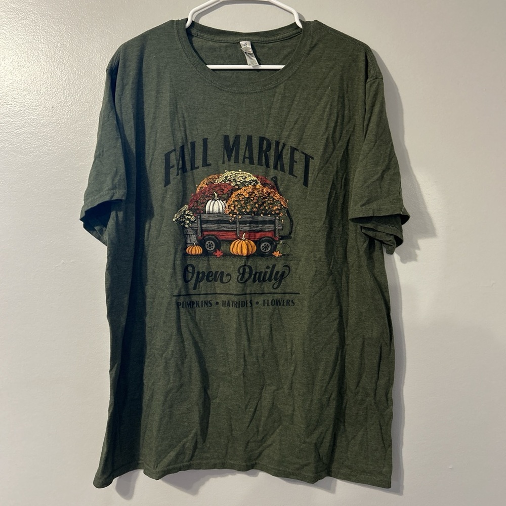 Jerzees Olive Green T-Shirt